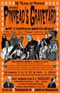 Pinhead's Graveyard 2014 Flyer